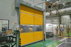 China 304 Stainless Steel Frame Industrial Shutter Doors , High Speed Shutter Door wholesale
