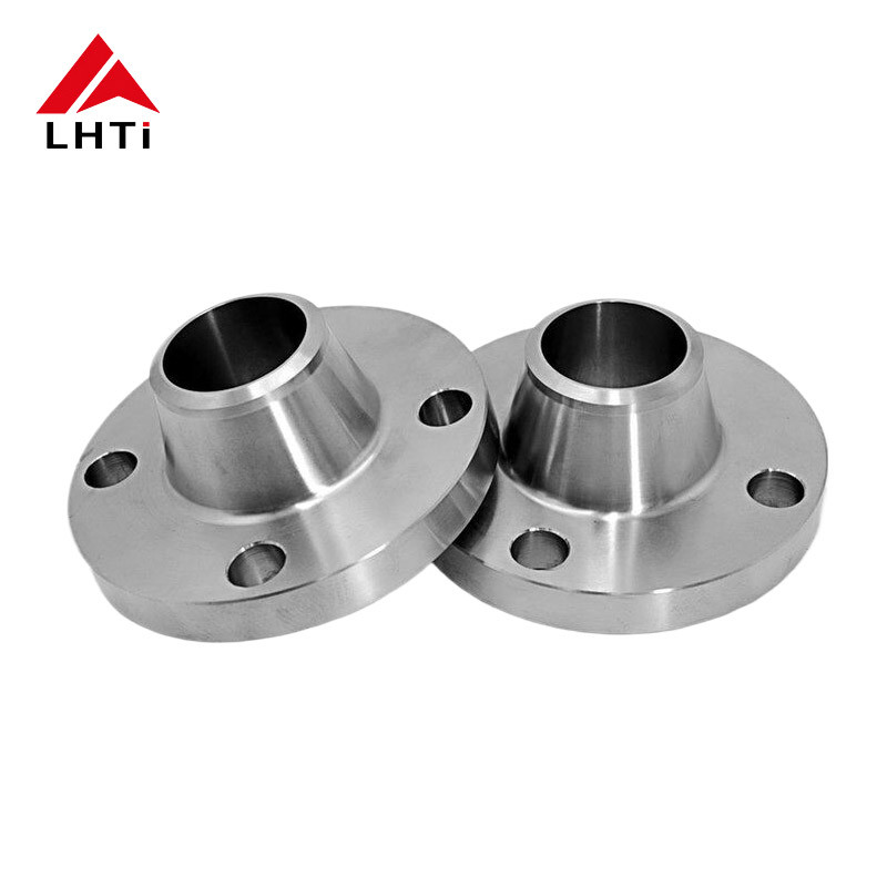 Long Weld Neck Flange For Froged And CNC Machined Titanium With Polished Surface ANSI B16.5