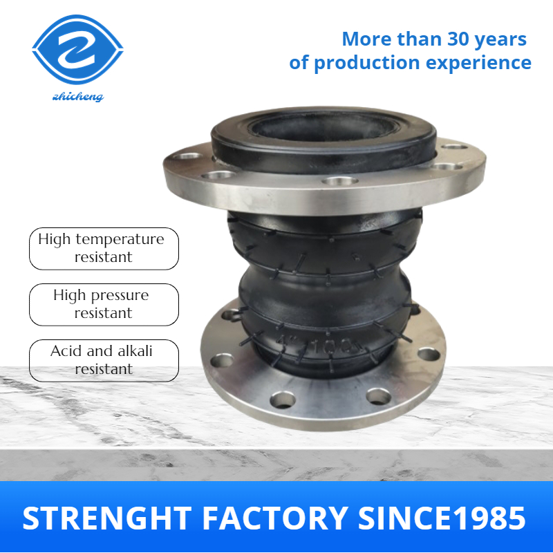 NR Rubber DN25 DN500 Bellows Expansion Joint For Oil And Wear Resistance