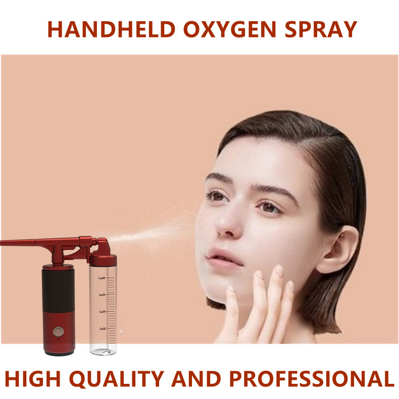 Handheld Oxygen Injector 8W Oxygen Facial Nano Mist Sprayer Mister Device
