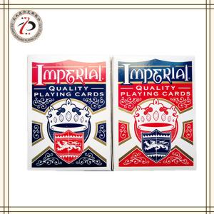 China IMPERIAL CUSTOM PLASTIC COATED PLAYING CARDS wholesale