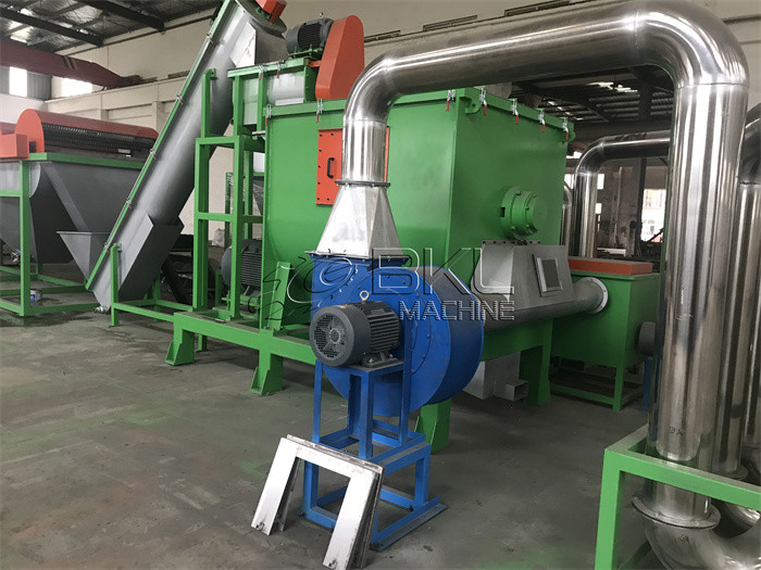 LDPE Waste Plastic Recycling Lines 100mm Clean Flakes