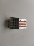 Industrial Extruded Square Shape Aluminum Heatsink With Cooper Tubes