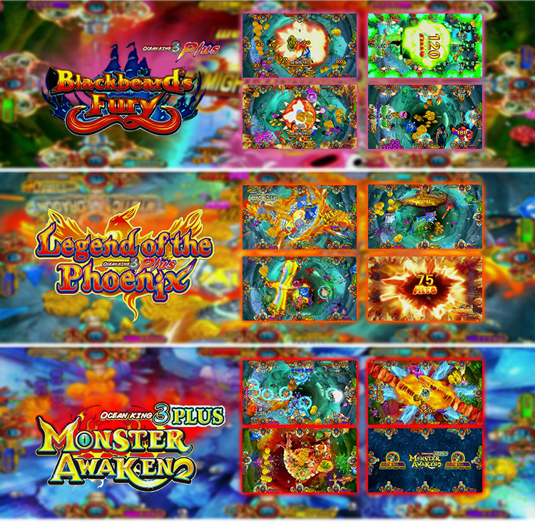 110v Video Fish Game Machine Table Cabinet Amusement Game Center