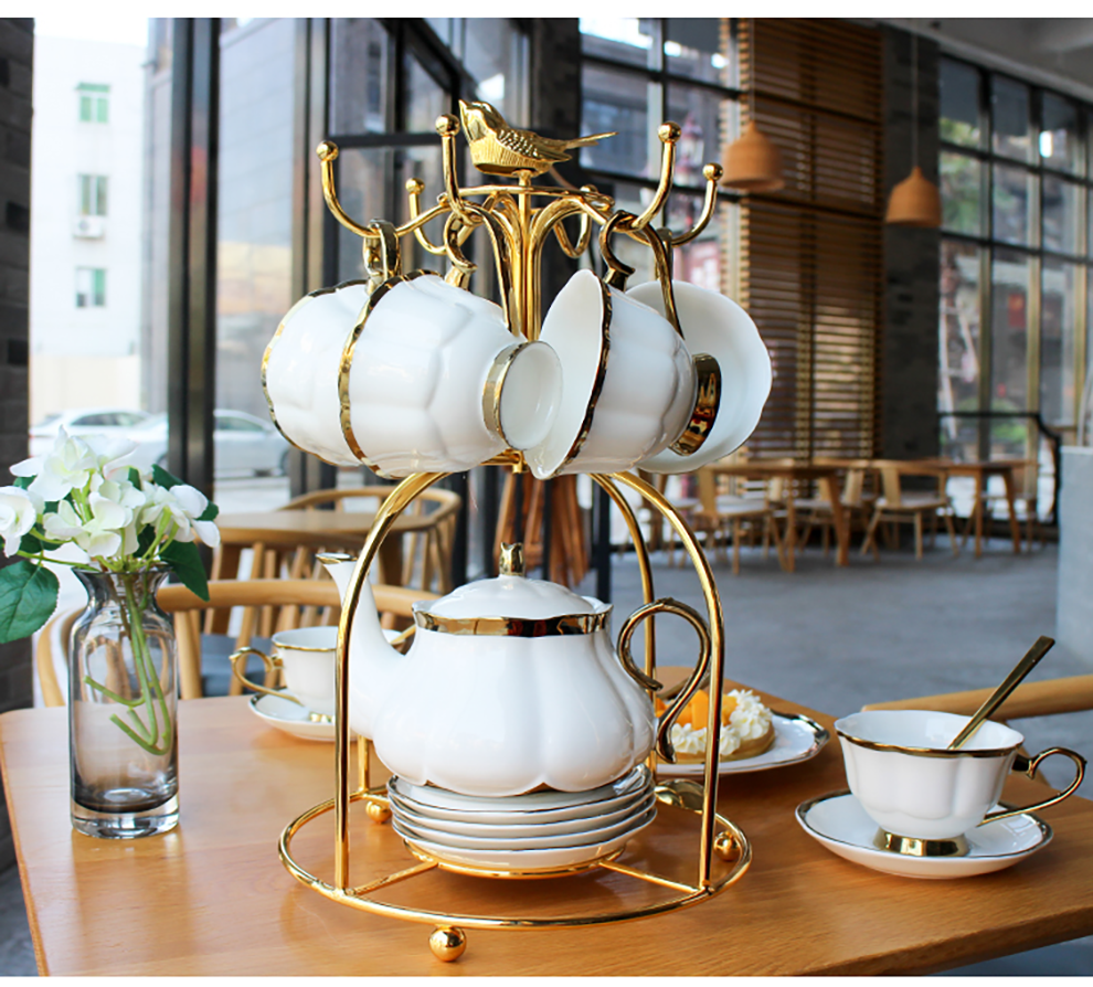 Nordic Tea Pot Set Sustainable Porcelain Japanese Tea Pots and Stoneware Cups