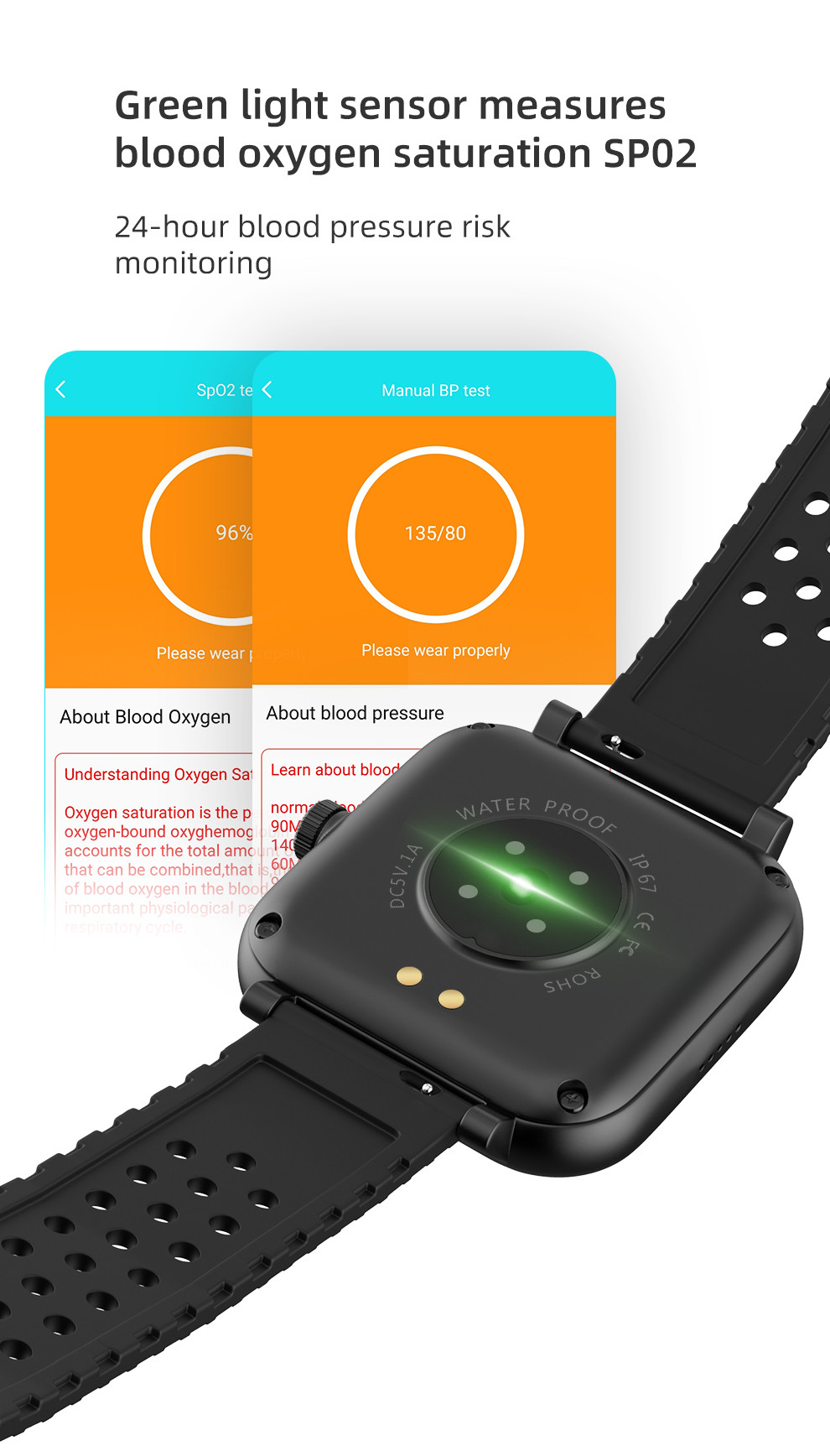 Android 4.4 Bluetooth IOT Devices 240*240 Round Touch Screen Smartwatch
