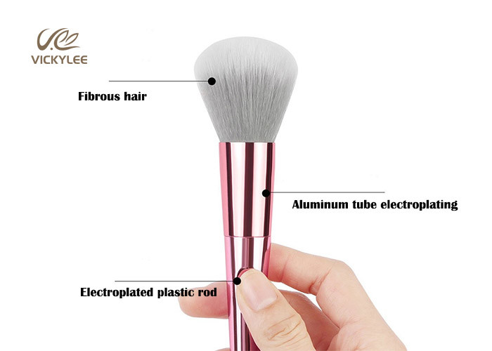 Soft Touch Electroplating 18.8CM 10 Piece Brush Set