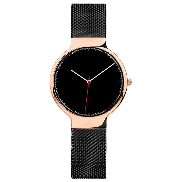 Natural Real Black Sandal Wooden Mens Quartz Watch , Japan Movement Quartz Watch
