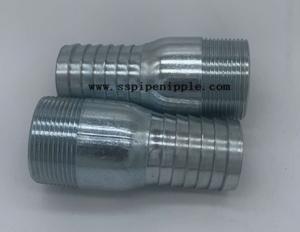 China Male Thread KC Nipple DE 1/2&quot; Carbon Steel Zn Plated Safety Sealing wholesale