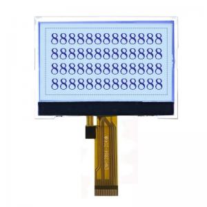 China White LED LCD STN Screen With 1/64 Duty Drive Method Easy To Read on sale
