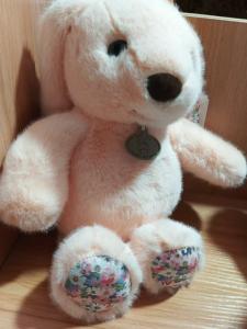 China Pink rabbit plush toy stuffed toy cute cartoon animal handicraft gift holiday gift fashionable soft toy wholesale