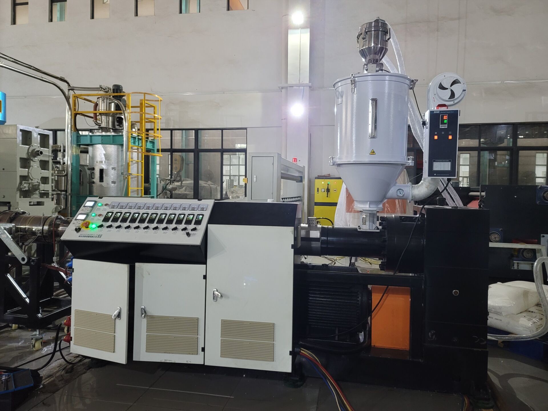 Siemens Motor ABS Plastic Pipe Extrusion Line CE Certificated