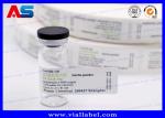 Glass Injection Vial Labels Customized Printing For Fitness Supplement Labels