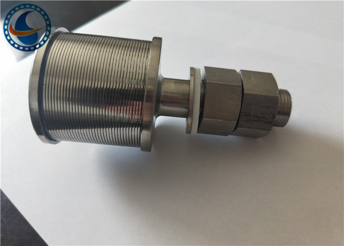 Wedge Wire Wrapped Screen Water Filter Nozzles Stainless Steel Slot 0.25mm