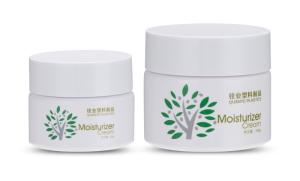 China PETG Cosmetic Empty Plastic Jars With Lids For Anti Wrinkle , 50ml Cosmetic Cream Jars NSET-008 wholesale