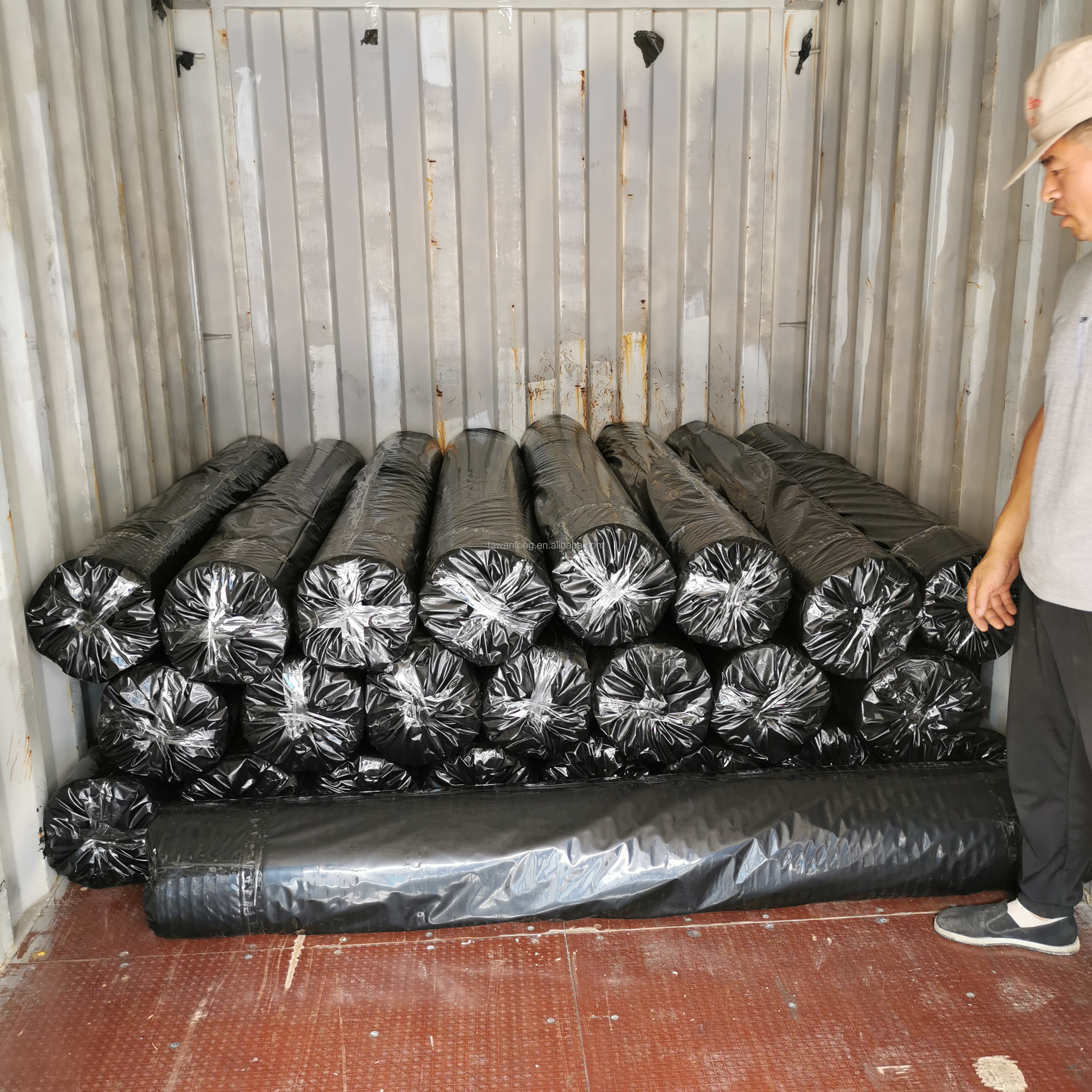 Karl Mayer Machine Produced 50-50kn Glass Fiberglass Geogrid for Roadbed Solidification