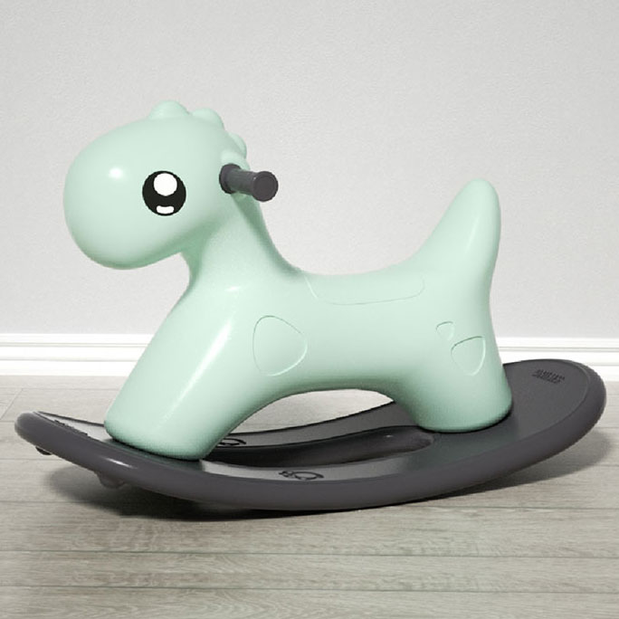 Gender-Neutral Baby Child Rocking Horse Roller Coaster Ride-on Toy Great Birthday Gift