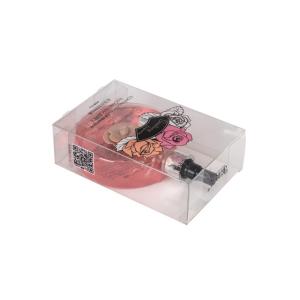 China PMS Clear Plastic Folding Boxes Recyclable Cosmetic Packaging wholesale