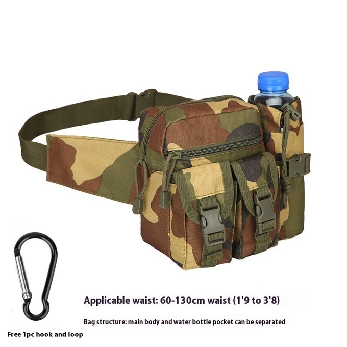 Fanny Pack Men'S Multi-Functional Sports Waterproof Small Fanny Pack Kettle Satchel Outdoor Riding Fishing Travel Kit