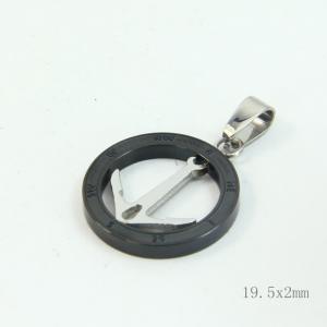 China Fashion High Quality Fashion Stainless Steel Round Shapped Necklace Pendant LPR330-2 wholesale