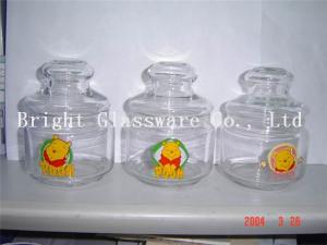 China small storage containers, glass candy jar sale wholesale