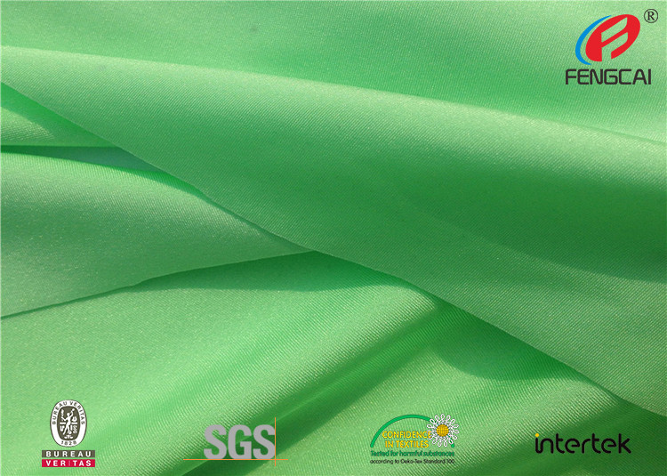 40D + 40D Green SP Nylon Spandex Fabric For Swimwear Dry - Fit Function
