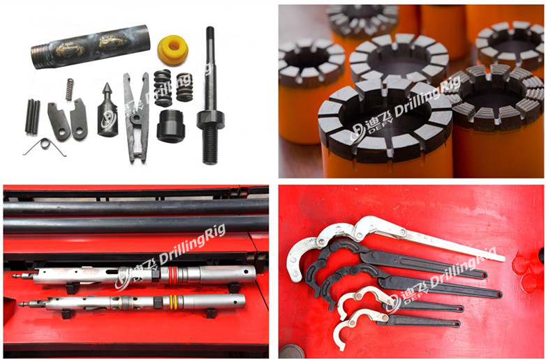 Full Hydraulic Underground Drill Rig DFU-300 with NQ BQ