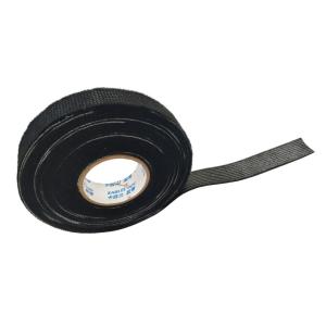 China Black Automotive Fleece Wiring Tape 0.7mm Thickness Water Resistant wholesale