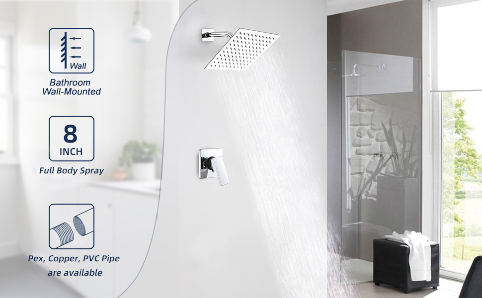 LeYou 0.4-0.6MPA Shower Tub Faucet Set For Private Club Bathroom