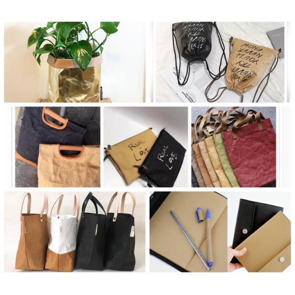 Tough Wear Fabric Kraft Paper 0.55mm Original Unwashed Paper rolls