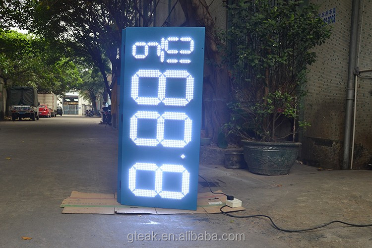 customized large 7 segment led display 5 digits