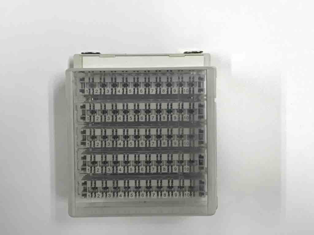 10 Pair Module 50 Pair MDF Terminal Block PC / PPT With Dust Cover Back Frame