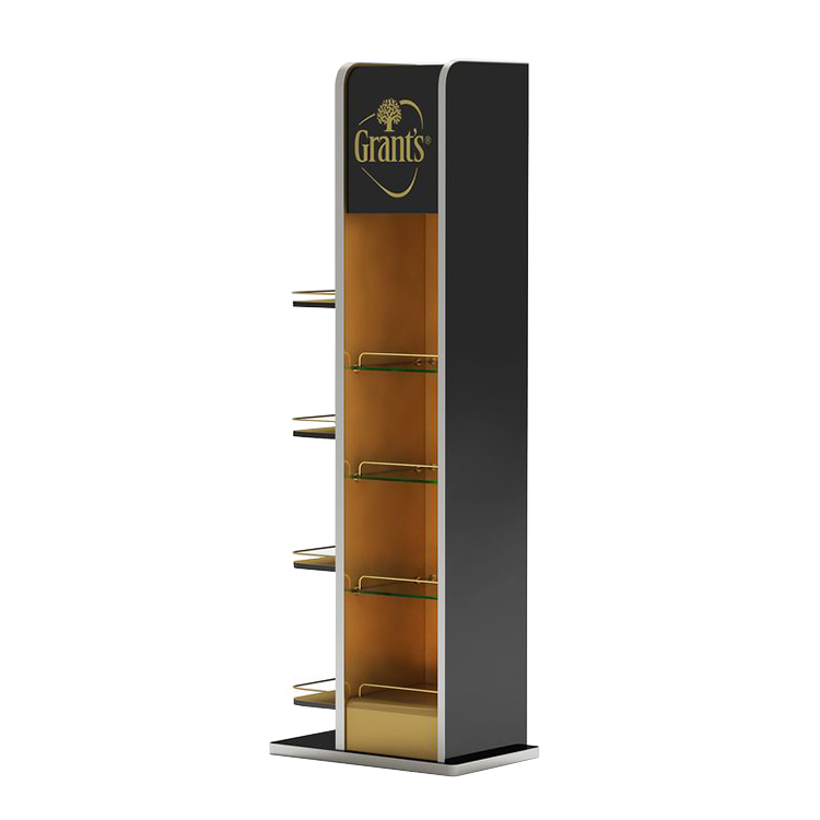 Customized Pop Pos Display Wooden Plywood Display Stand Chocolate Display Shelf