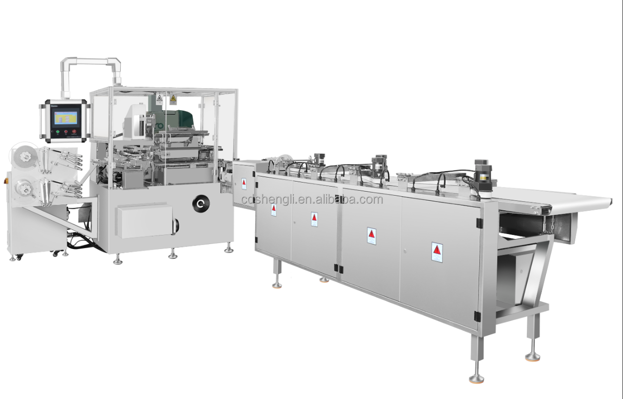 Full Automatic Chocolate Tablets Bars Packing Machine with Gluing Function