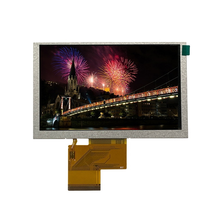 800*480 ST7262 LVDS Interface 5 Inch Tft Lcd Display