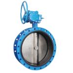 Worm Gear Actuated 150LB Flange Butterfly Valve