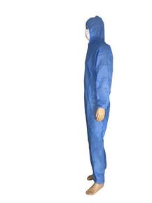 China Liquid Resistant Disposable Isolation Gowns Safety Protective Clothing Dark Blue wholesale