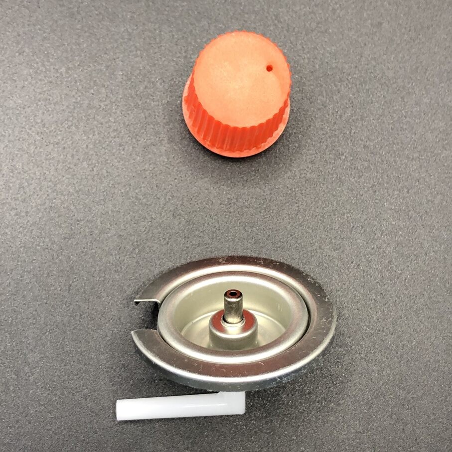 Butane Gas Valve for Fuel of Butane Gas with Tinplate And PP Spring of Stainless Steel