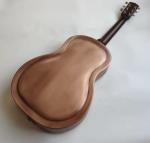 Resonator Guitar, Resophonic Guitars, Metal Brass Body Duolian Guitar