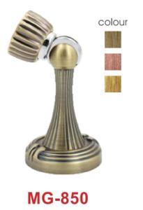 China Adjustable Zinc Magnetic Door Stopper AB Finish Box Packing wholesale