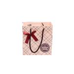 Lattice Style Cardboard Gift Packaging Box With Ribbon Bowknot