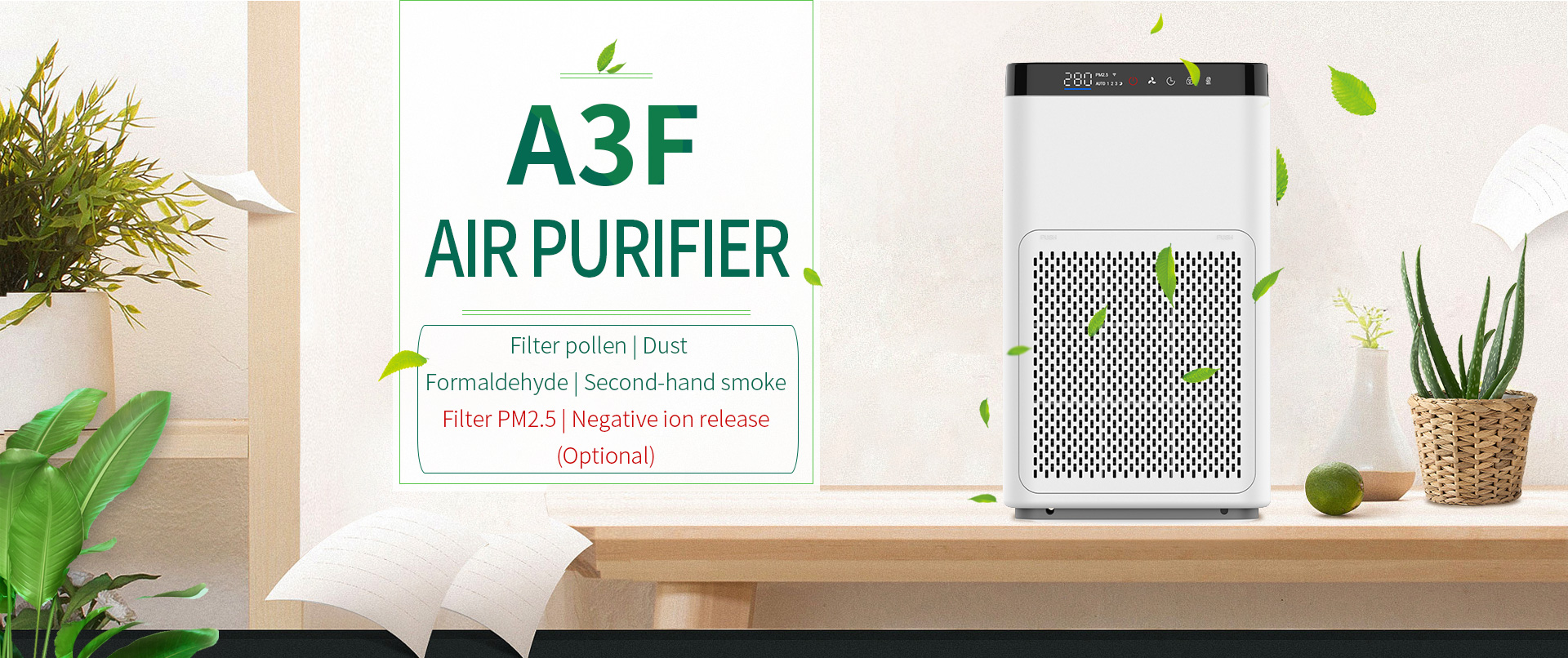 Energy Saving Alexa Air Purifier Intelligent Home Appliances