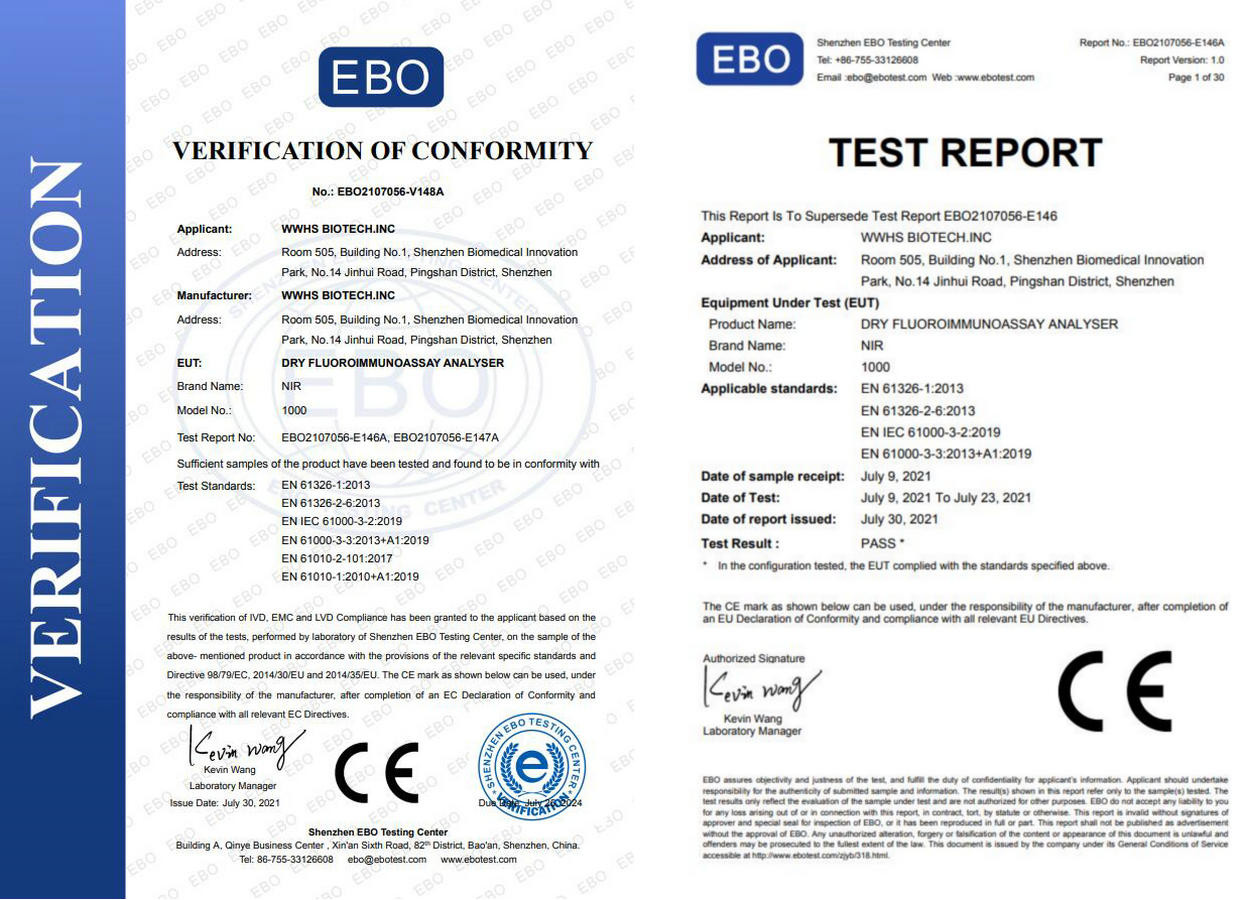 FIA One Step PCT Rapid Test Kit easy storage Procalcitonin Rapid Quantitative Test