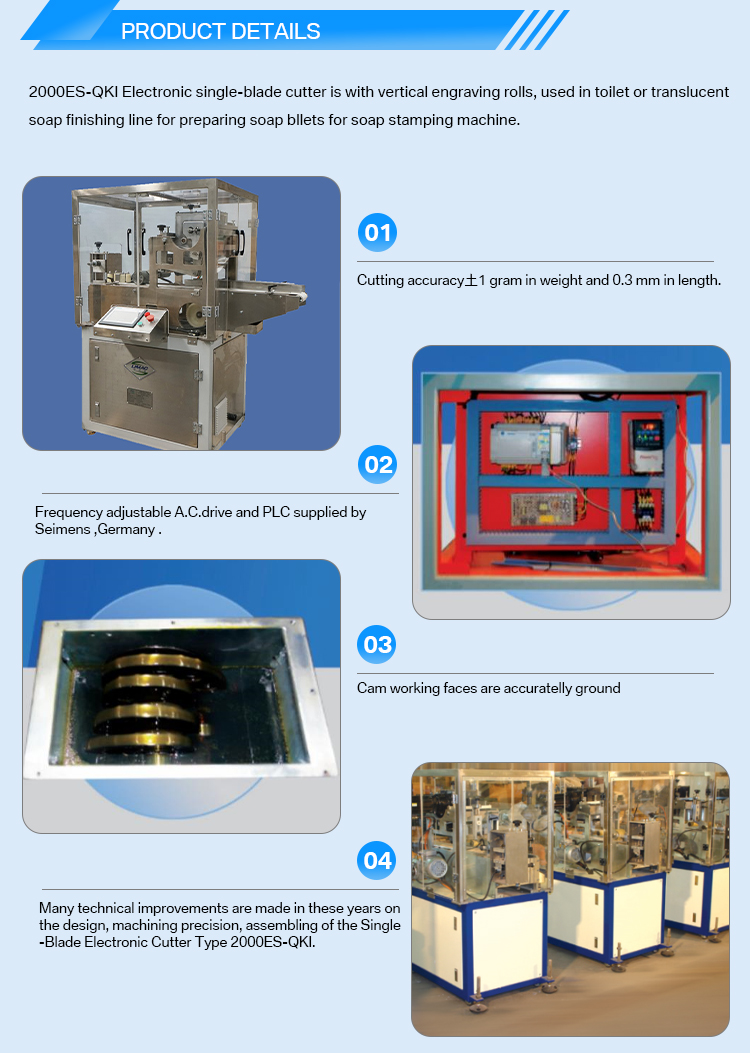 Manufacturing Plant Essential Stainless Steel Automatic Bar Soap Cutting Machine