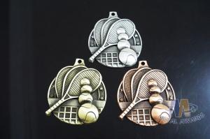 China Custom Zinc Alloy Tennis Or Badminton Metal Engraved Medals, Sports Marathon Running Medallon wholesale