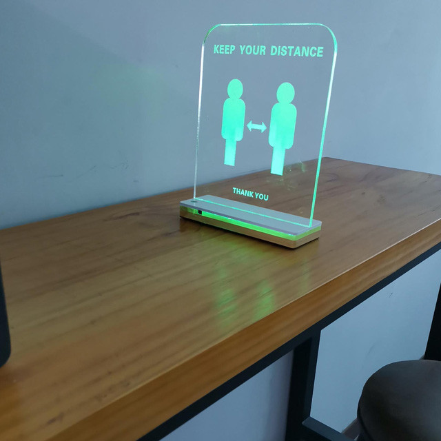 Lithium Cell Arc Board Silk Printing LED Warning Sign