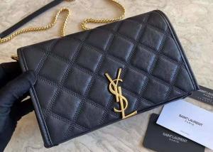 China Rhomboid Checkered Crossbody Bag , Leather Chain Sling Bags For Girls wholesale
