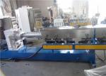 Recycling Plastic Flake Single Screw Extruder Machine Water Cooling Strand