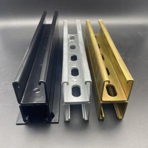 China Manufacturer Slotted Solid 41x62 41x82 Back to Back Strut Channel wholesale