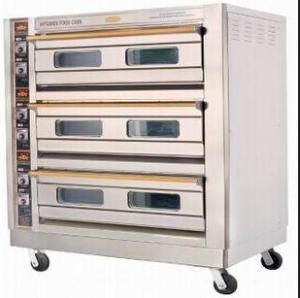 China 27KW / 3~380V Luxury Electric Baking Oven For Bread Shop , 1655x770x1540mm wholesale
